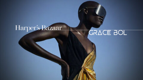 Fashion fierce! Grace Bol in Harper’s Bazaar